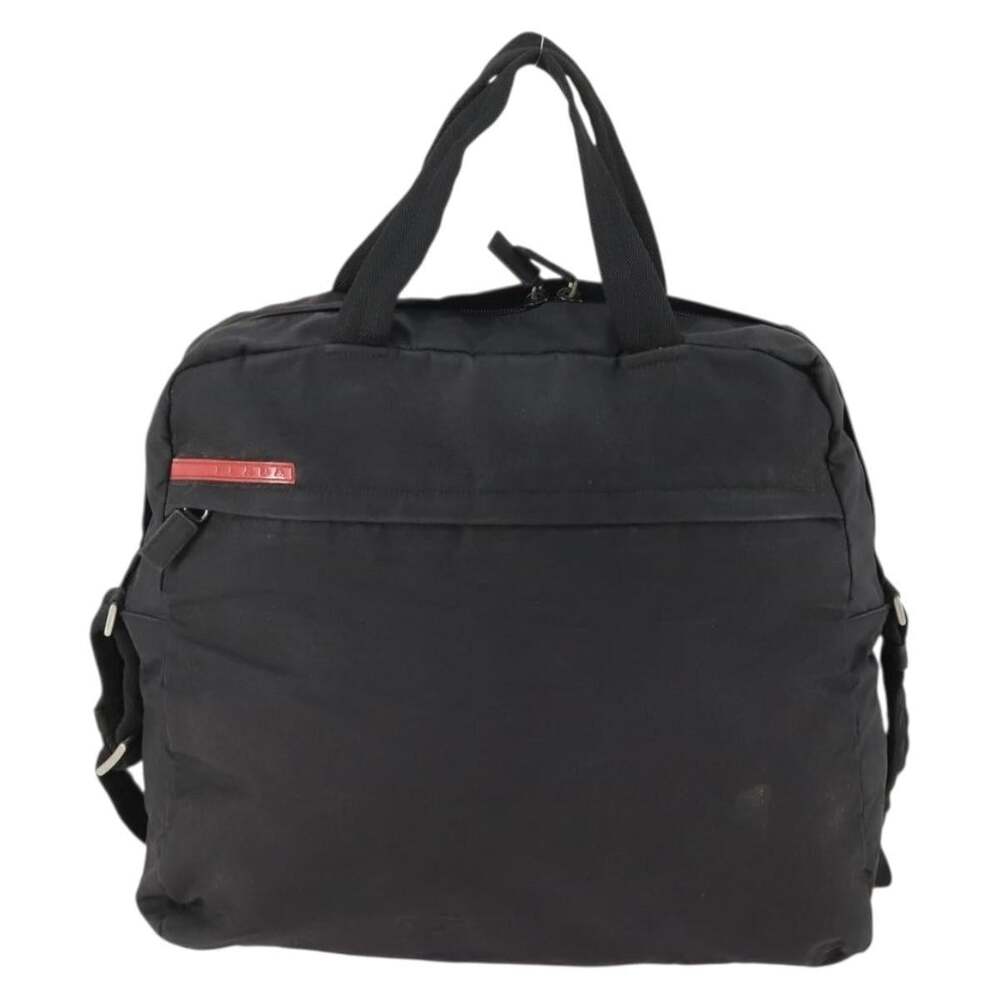 Prada Nylon Sports Handbag Black